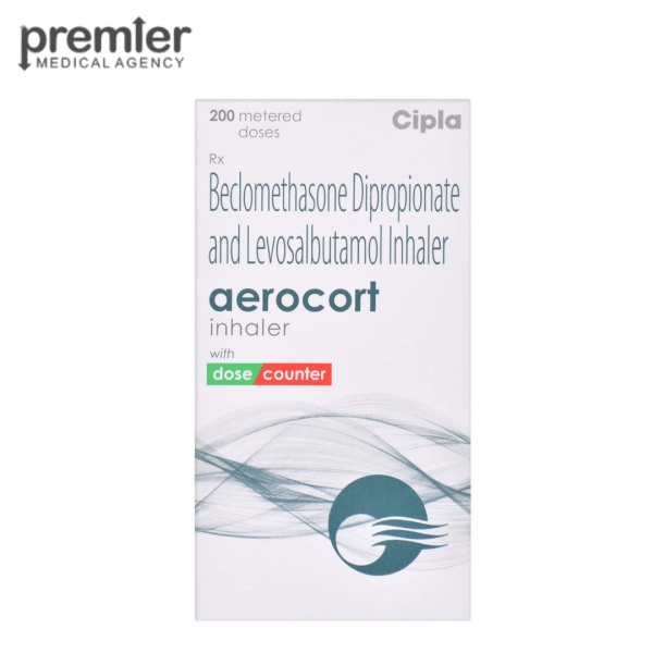 Aerocort Inhaler 50 Mcg - Baclomethasone Dipropionate & Levosalbutamol