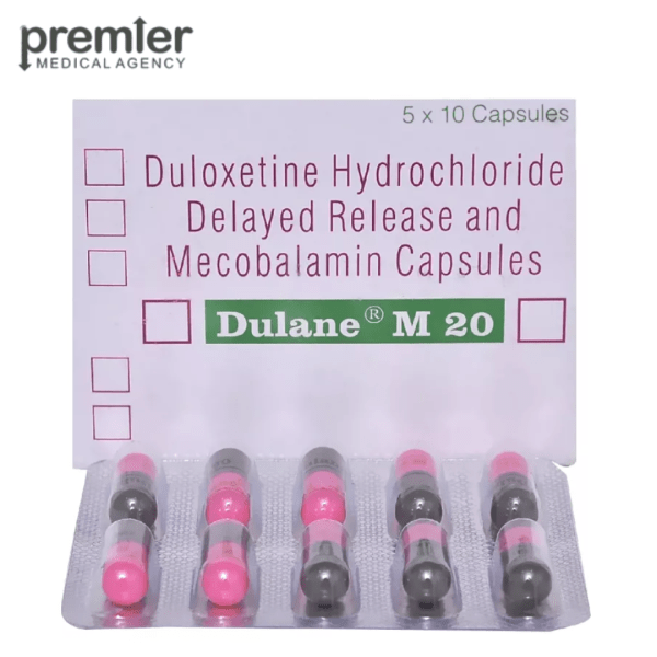 Dulane M 20 Mg - Duloxetin Hydrochloride DR & Mecobalamin