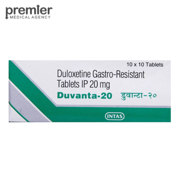 Duvanta 20 Mg - Duloxetine Gastro Resistant