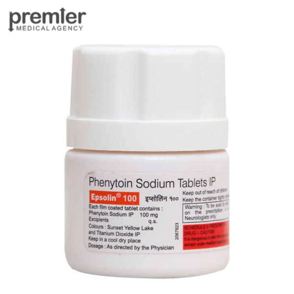 Epsolin 100 Tablet - Phenytoin Sodium