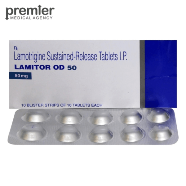 Lamitor OD 50 Mg Tablet Lamotrigine SR