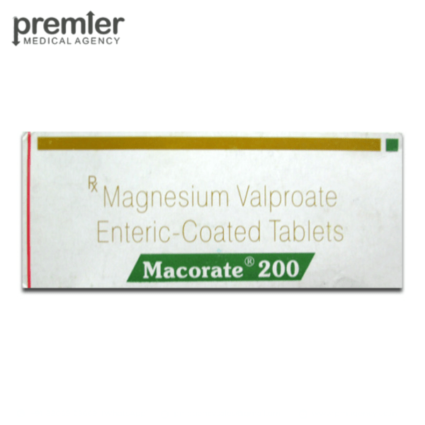 Macorate 200 Mg ER Tablets - Magnesium Valporate