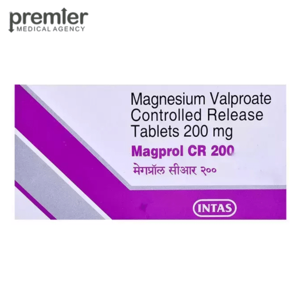 Magprol CR 200 Tablet - Magnesium Valporate CR