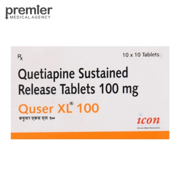 Quser 100 Mg Tablet XL - Quitiapine SR