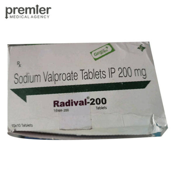 Radival 200 Tablet - Sodium Valporate