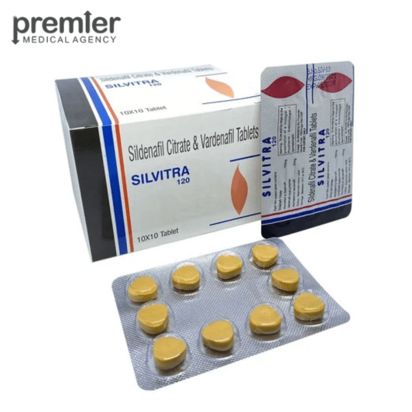 Silvitra 120mg - Sildenafil Citrate & Vardenafil