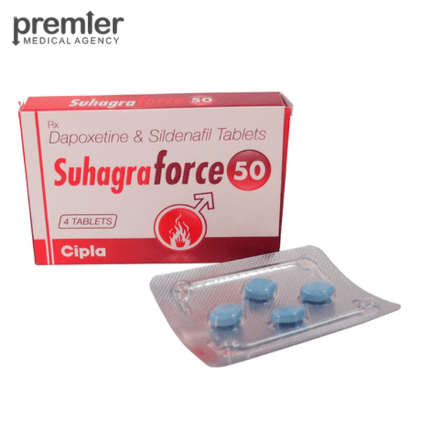 Suhagra Force 50mg - Dapoxetine & Sildenafil