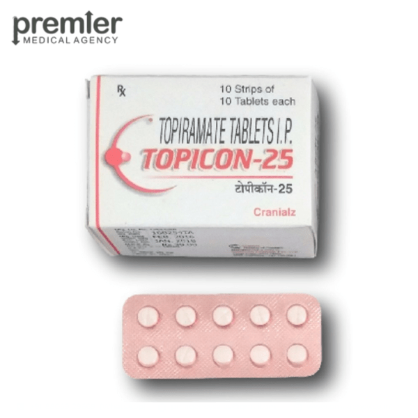 Topicon 25 Mg Tablet - Topiramate