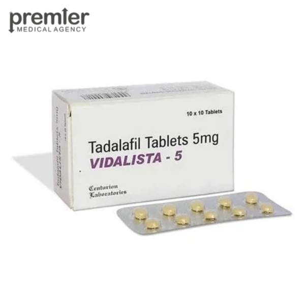 Vidalista 5 mg - Tadalafil