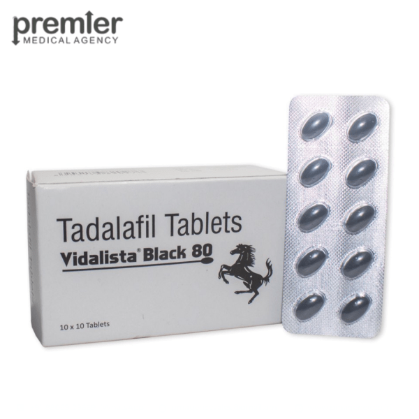 Vidalista Black 80 mg - Tadalafil