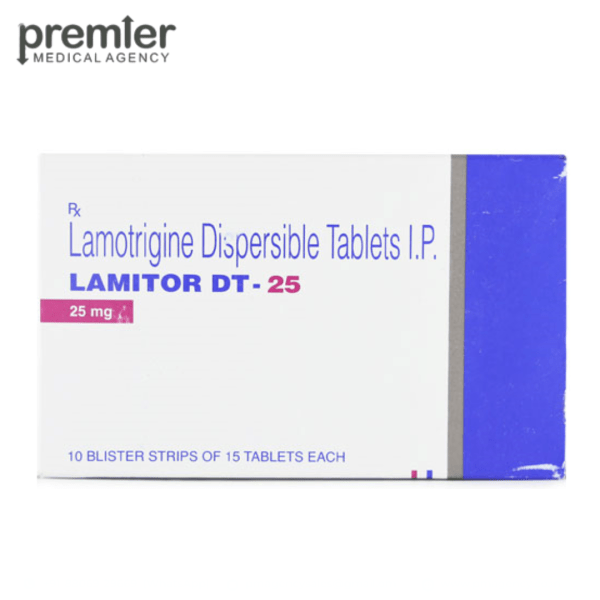 Lamitor 25 Mg Tablet DT - Lamotrigine DT