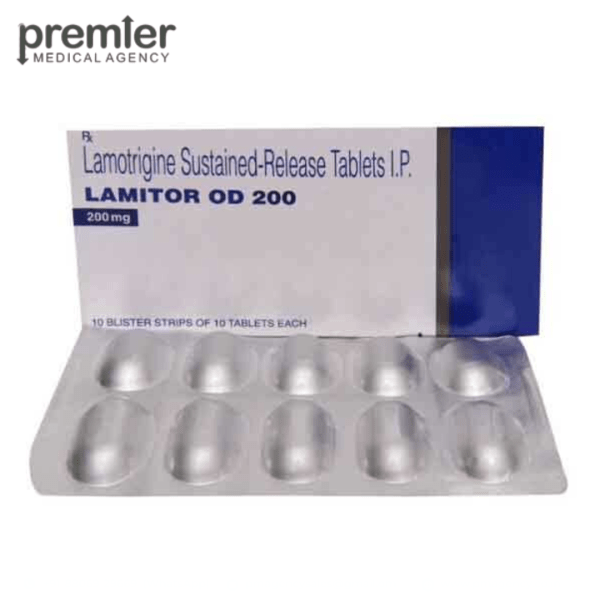 Lamitor OD 200 Mg Tablet - Lamotrigine SR