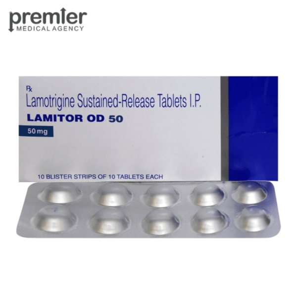 Lamitor OD 50 Mg Tablet - Lamotrigine SR