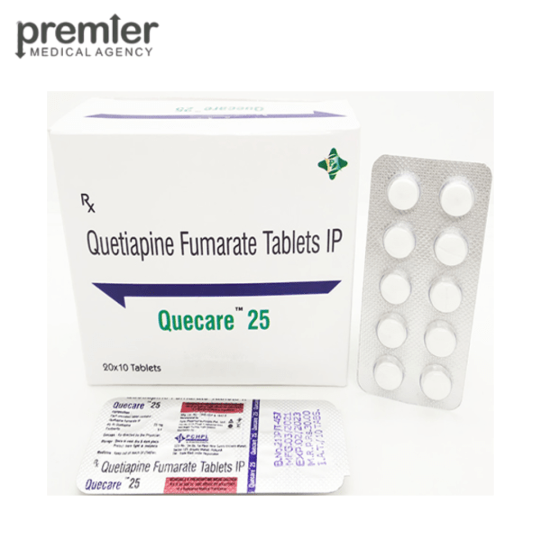 Quecare 25 Tablet - Quetiapine Fumarate