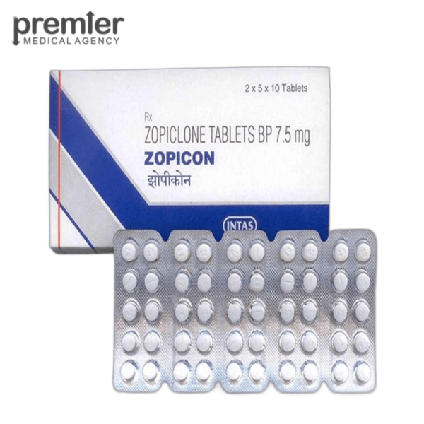 Zopicon 7.5mg - Zopiclone Tablets